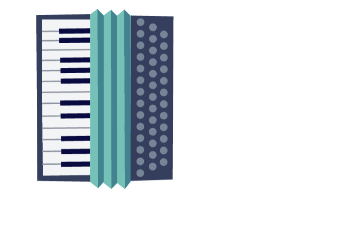 accordian animated clipart