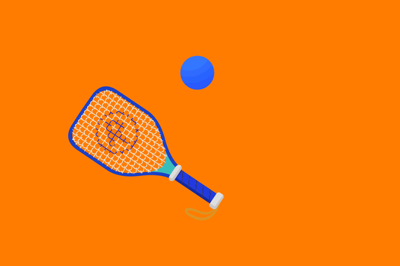 racquet hitting ball animated clipart