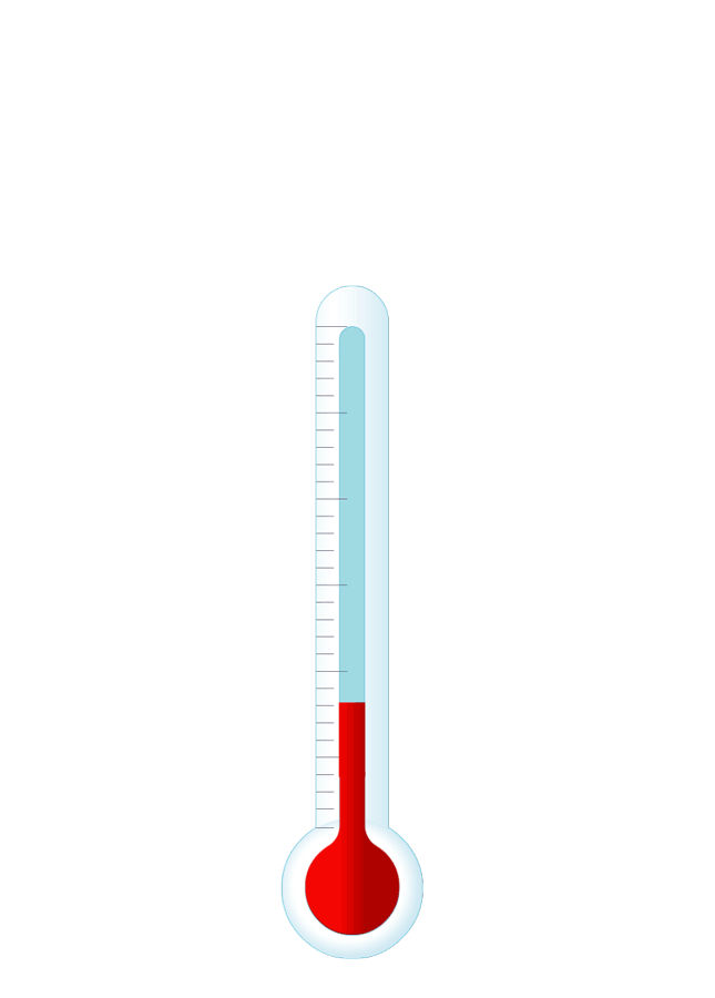 thermometer measuring hot weather animated clipart