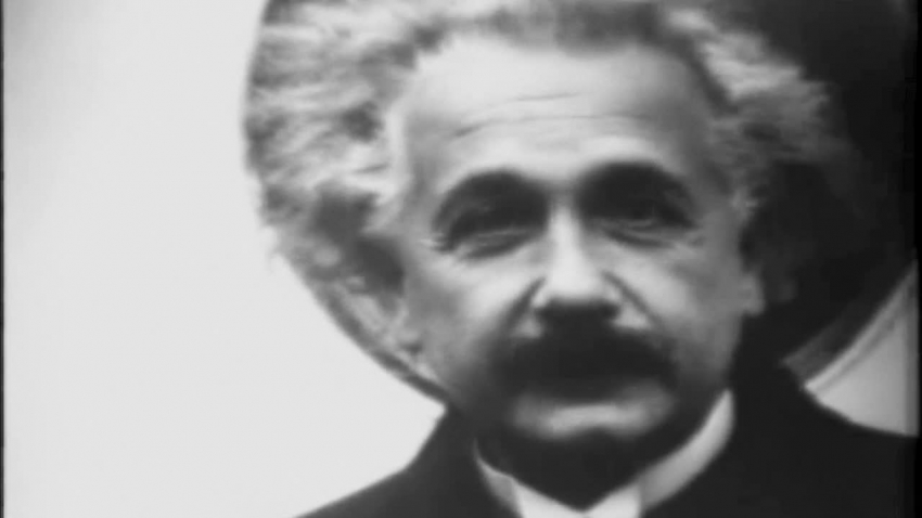 Albert Einstein Comes To America historic video footage