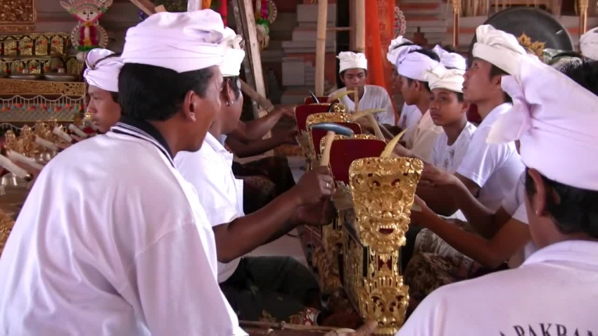 gamelan traditional musical instrument Bali video