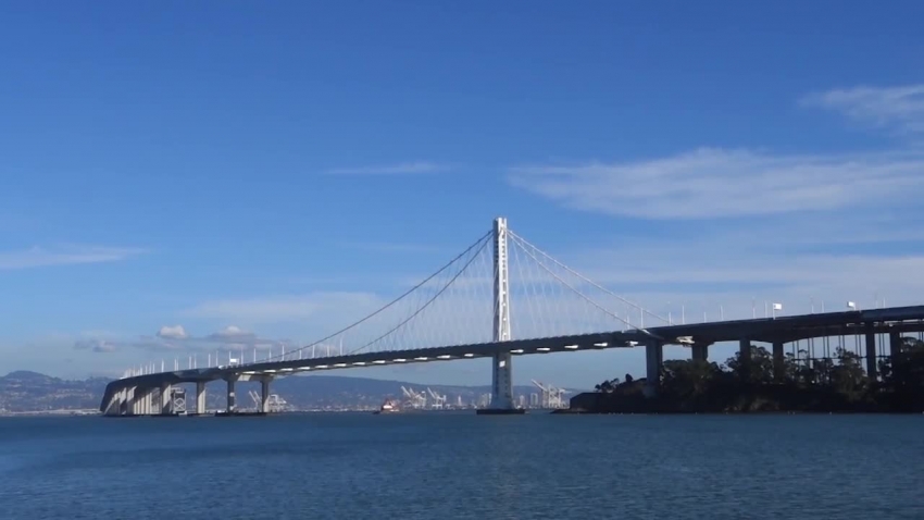 oakland bay bridge california video