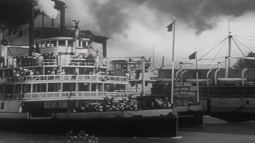 Steam Boats historic video footage