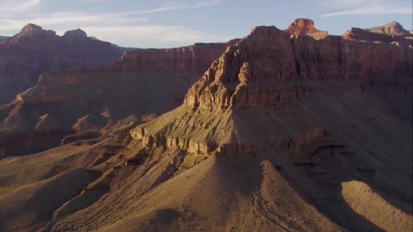 view of this redwall abutment grand canyon video