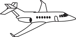 148 aircraft black white outline clipart