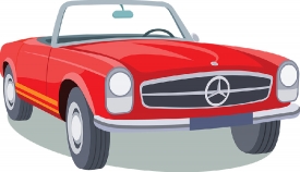 1960-mercedes-benz-190sl-convertible-clipart