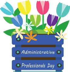 administrative prfessionals day flowers clipart