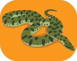 Anaconda largest snake in the world Clipart