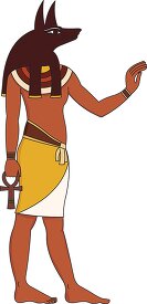 ancient egyptian god anubis clipart