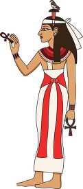 ancient egyptian god nephthys  clipart