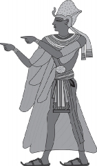 ancient egyptian man and clothing educational clip art graphic g