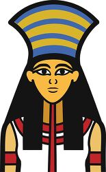 ancient Egyptian wearing head dress