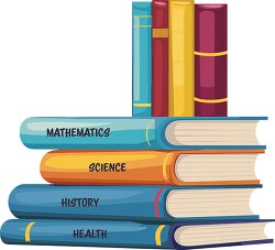 arrangement of reading materials of educational subjects