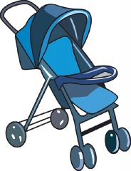 baby stroller clipart