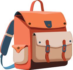 backpack graphic with multiple compartments and front pockets cl