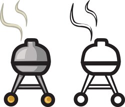 barbecue grill round 147
