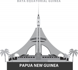 bata equatorial guinea africa vector gray color clipart