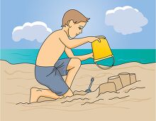 beach bucket sand boy