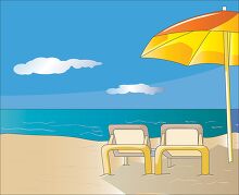beach luonge chairs summer 09A