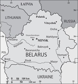 Belarus country map 1RGR
