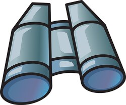 binoculars cartoon style clipart