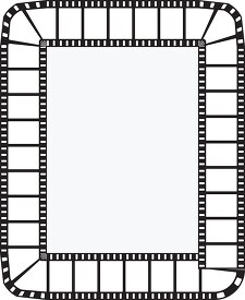 black frame filmstrip borderp