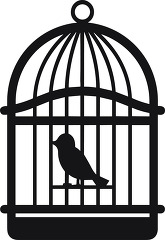black outline icon cage