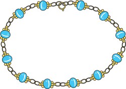 blue bead braclet jewelry