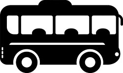 Bus public transport icon