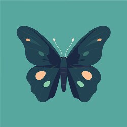 butterfly icon flat style