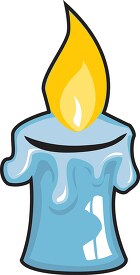 candle with flame clipart