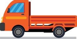 carry mini compact truck transportation clipart