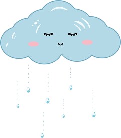 cartoon cloud with a cute face