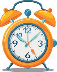 cartoon illustration of an school alarm clock