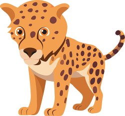 cartoon leopard with big eyes and a big nose