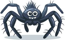 cartoon spider with big round eyes and a toothy grin