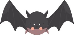 cartoon style round headed bat
