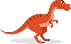 cartoon t rex dinosaur is standing on its hind legs