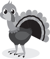 cartoon turkey with a big smile on its face