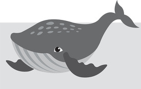 cartoon whale that is swimming in the water