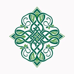 celtic knot intricate design clip art