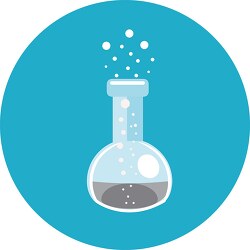 chemical testube round icon clipart