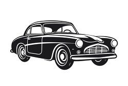 Classic Car silhouette sports car