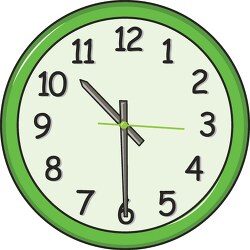 clock green round 151b