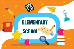 colorful graphics for elementary school clipart