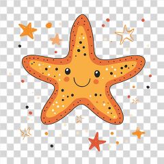 Colorful Star Character in a Playful Design