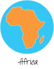 continent africa icon
