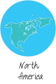 continent noth america icon