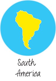 continent south america icon