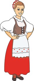 costume woman czech republic